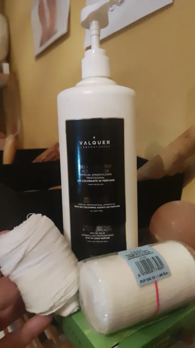 Material estética holística quiromasaje y camilla 