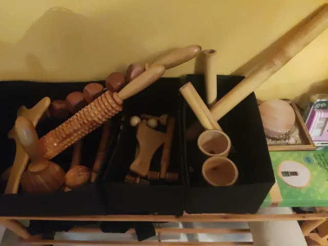 Material estética holística quiromasaje y camilla 