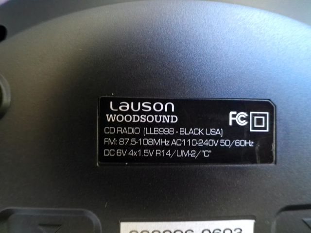 Radio CD/MP3 Boombox Lauson con luci per feste