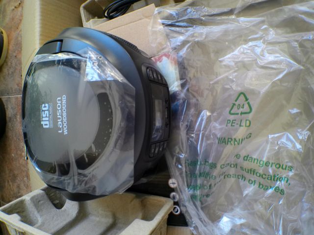 Radio CD/MP3 Boombox Lauson con luci per feste