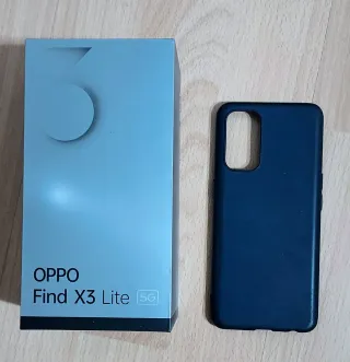 Custodia OPPO Find X3 Lite 5G blu marino