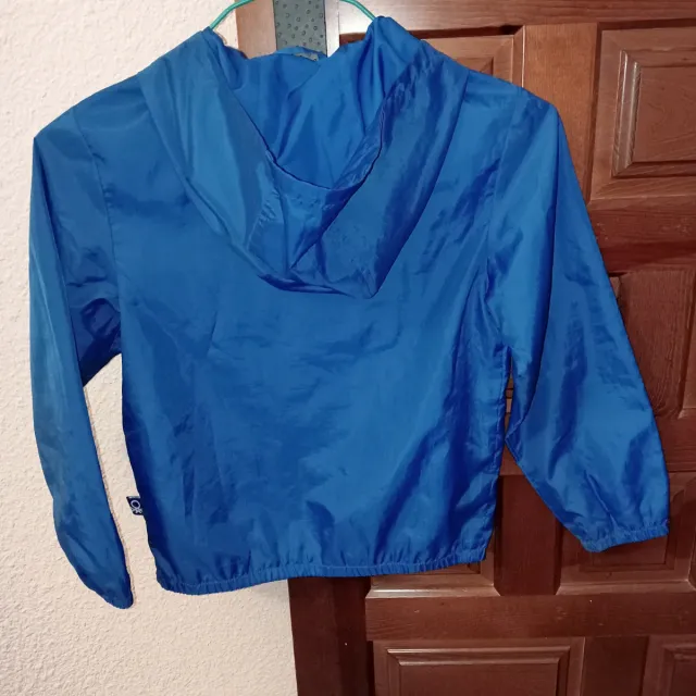 Chubasquero infantil azul