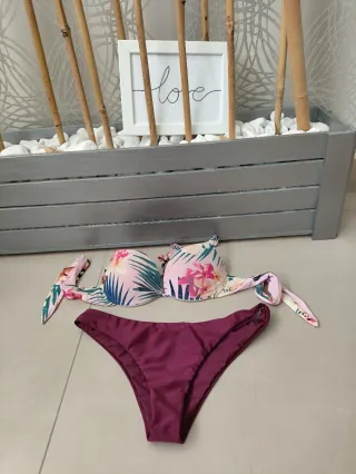 Bikini Tezenis Talla XS Estampado Floral relleno