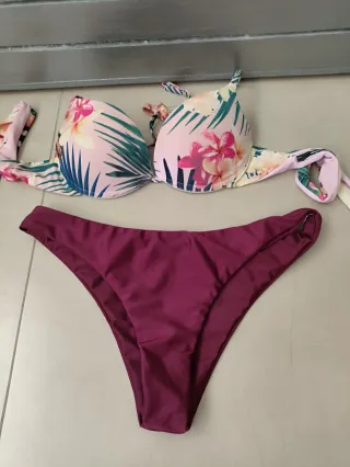 Bikini Tezenis Talla XS Estampado Floral relleno