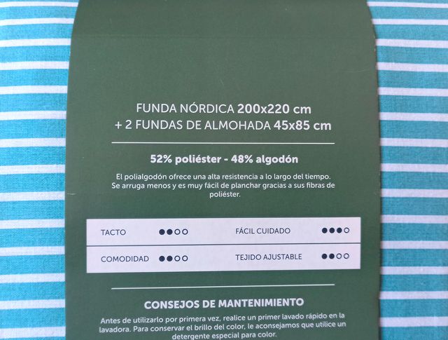Funda nórdica cama 135 (A ESTRENAR)