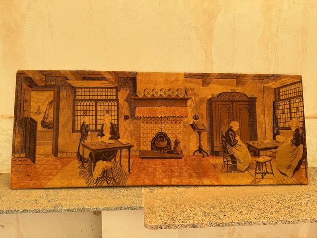 Tapiz francés hecho a mano, más de 50 años