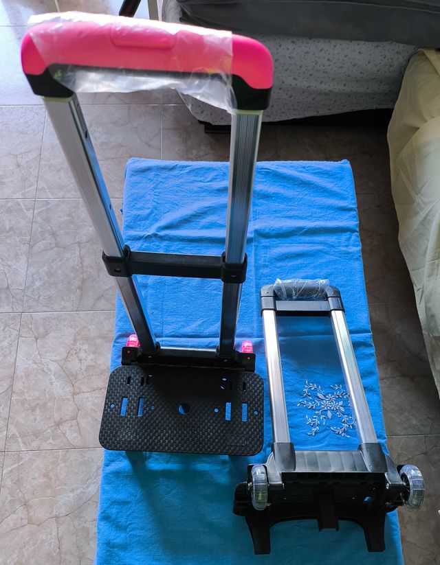 Carrito trolley para mochilas de niños telescopico