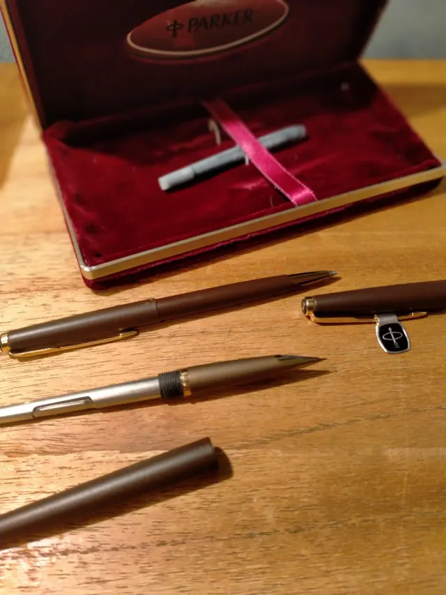 Estilográfica y bolígrafo Parker 50 Falcon