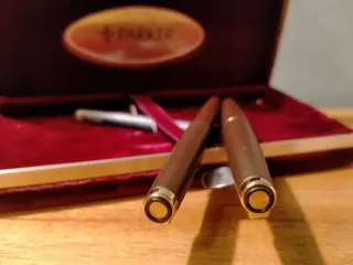Estilográfica y bolígrafo Parker 50 Falcon