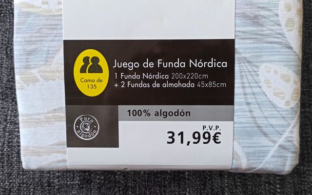 Funda nórdica cama 135 (A ESTRENAR)