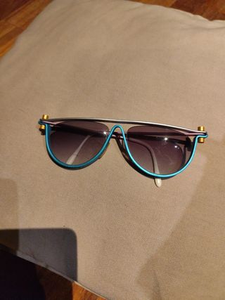 Gafas de sol Zeleris azules y plateadas