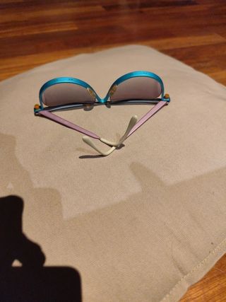 Gafas de sol Zeleris azules y plateadas