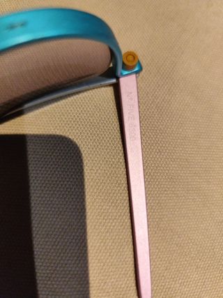 Gafas de sol Zeleris azules y plateadas