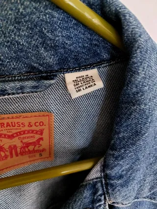 Chaqueta vaquera Levi's Talla S Crop