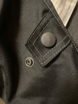 Giacca moto impermeabile nera