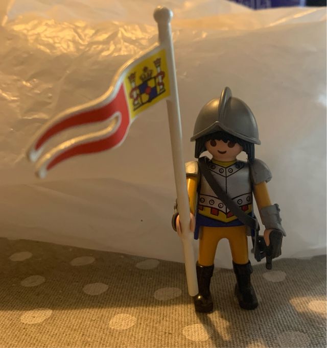 Playmobil Conquistador con Bandera