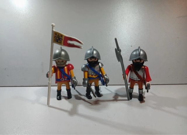 Playmobil Conquistador con Bandera