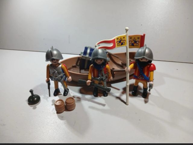 Playmobil Conquistador con Bandera