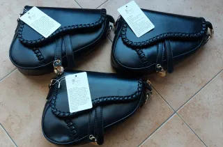 Set 3 Borsette Nere Nuove