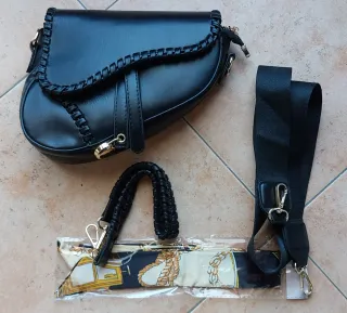 Set 3 Borsette Nere Nuove