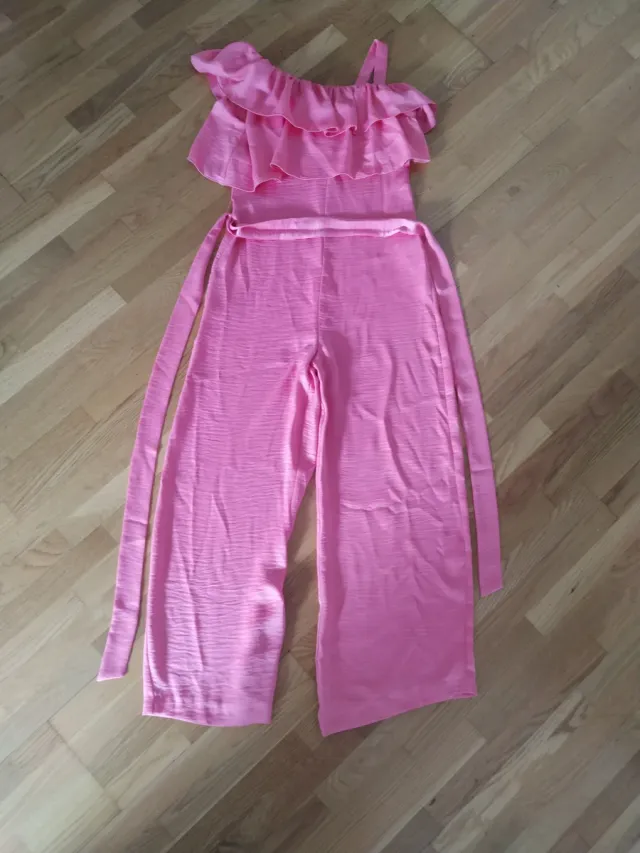 Mono rosa ceremonia niña talla 12