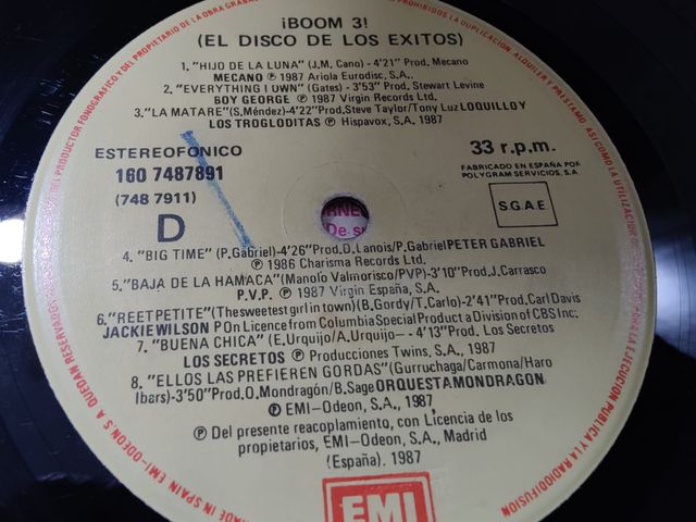 Vinilo i Boom! 3 El Disco de los Éxitos