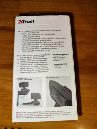 Webcam Trust HD con Micrófono