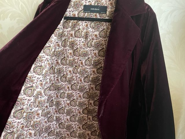 Casaco de veludo Zara Basic