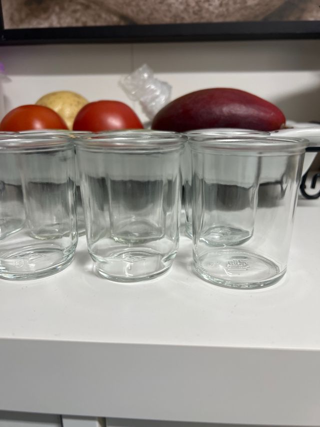 Vasitos de cristal para postre