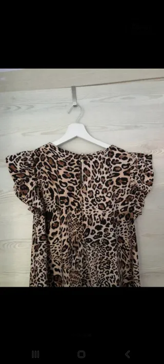 Vestido estampado leopardo M/L