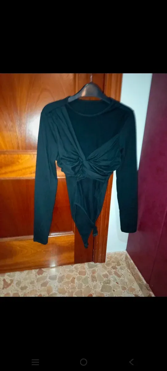 Body negro Shein transparente