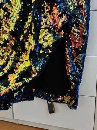 Falda lentejuelas colores