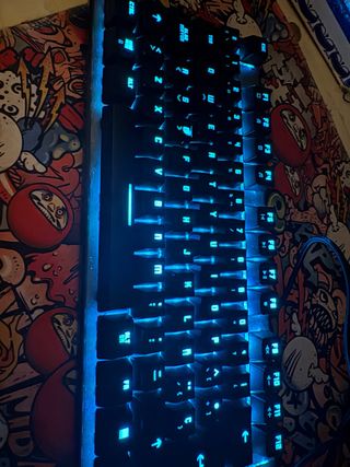 Teclado Mecánico Gaming Retroiluminado Azul