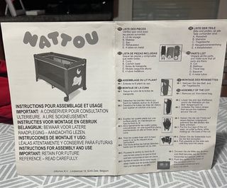 Cuna de viaje NATTOU