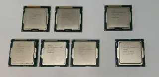 Lotto 7 processori Intel