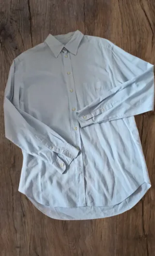 Camicia Emporio Armani Uomo Azzurra