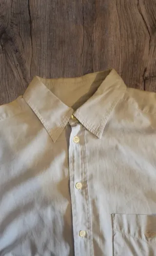 Camicia Emporio Armani Uomo Azzurra