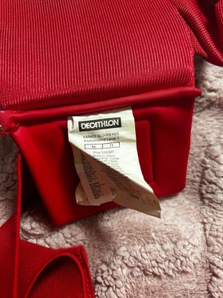 Guantillas de Karate Rojas