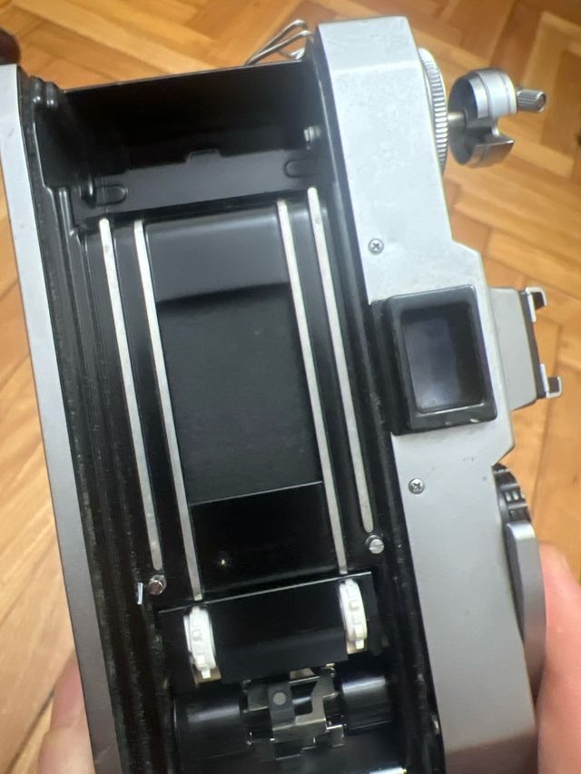 Cámara Canon EX Auto funcionando