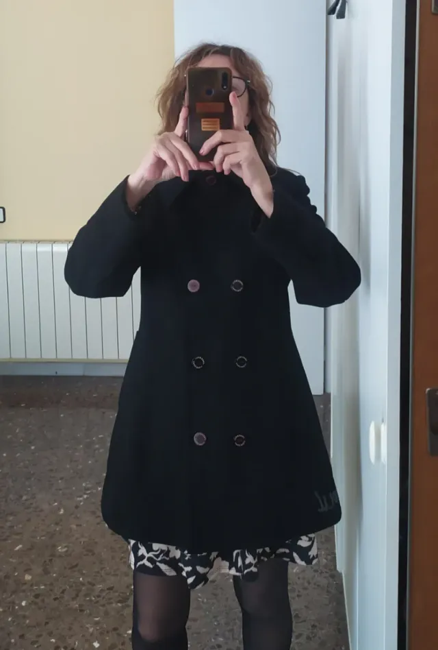 Abrigo Freesoul Mujer Negro Talla M