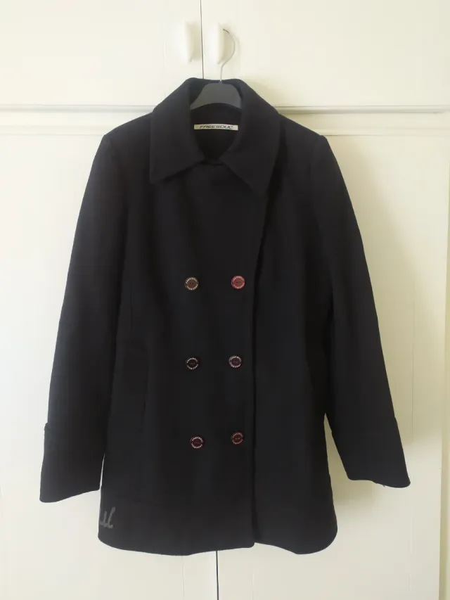 Abrigo Freesoul Mujer Negro Talla M