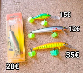 Lote señuelos pesca Bagley colección