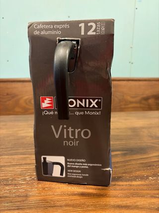 Cafetera Monix Vitro Noir Aluminio