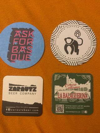 Lote 4 Posavasos Cerveza Artesana