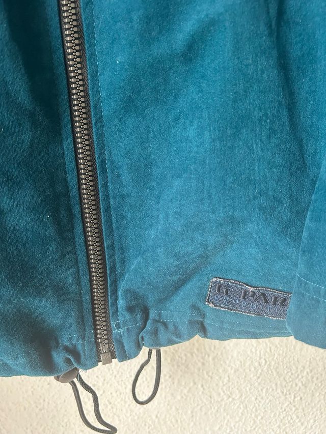 Chaqueta Polar Azul Verdoso