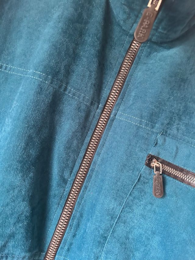 Chaqueta Polar Azul Verdoso