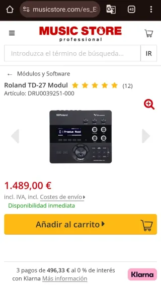 Módulo Roland TD-27 V-Drums