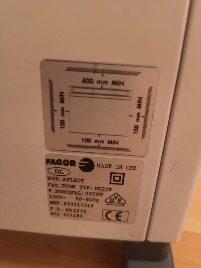 Calefactor Fagor super potente
