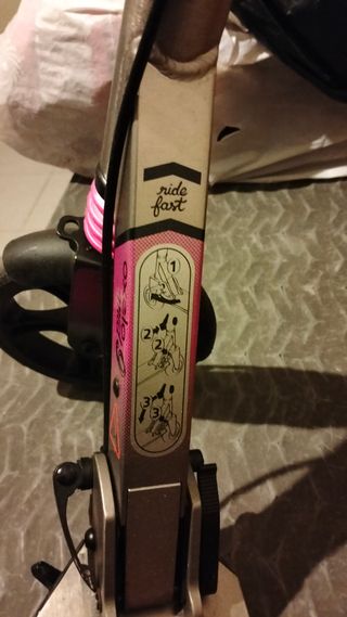 Patinete Oxelo MID9 Rosa/Gris