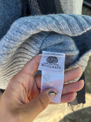 Jersey Springfield Lana Azul Gris